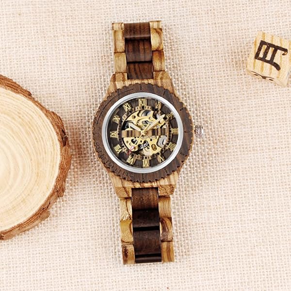 Gentlemen Handmade Art Wooden Timepiece