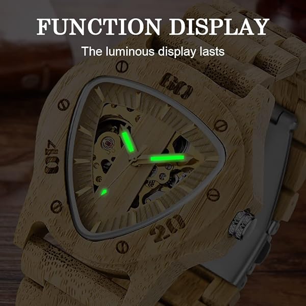 Pure Handcrafted Men’s Wood Art Watch